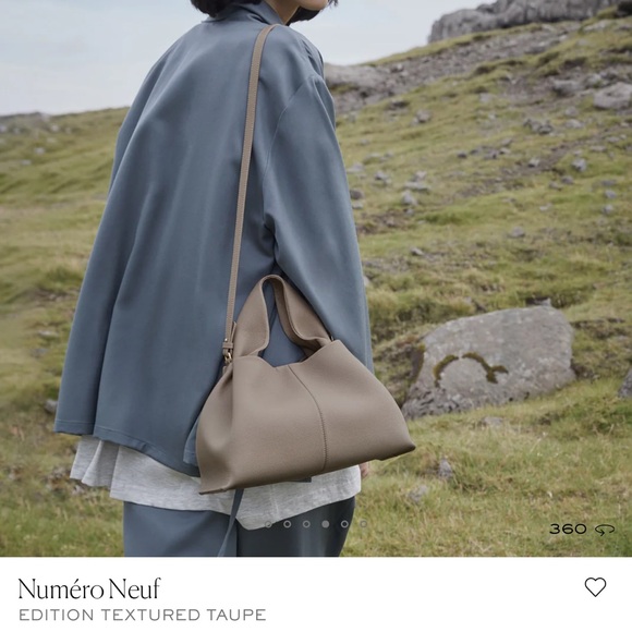 Polène Numéro Neuf Nine Taupe Handbag - Picture 9 of 9